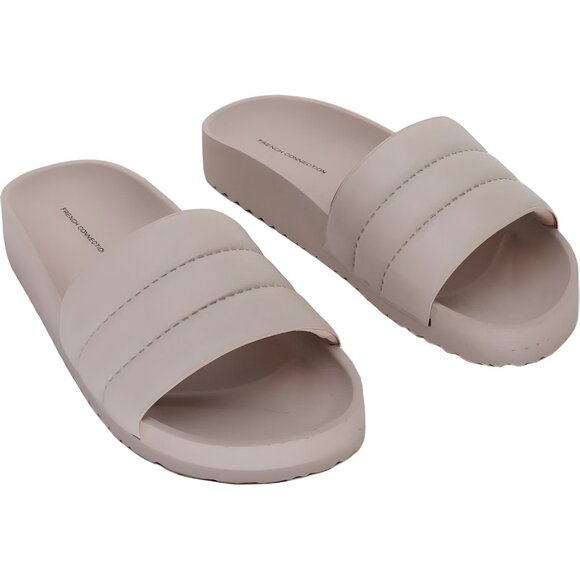 French Connection Shoes - French Connection Blush Pink Slide Sandals